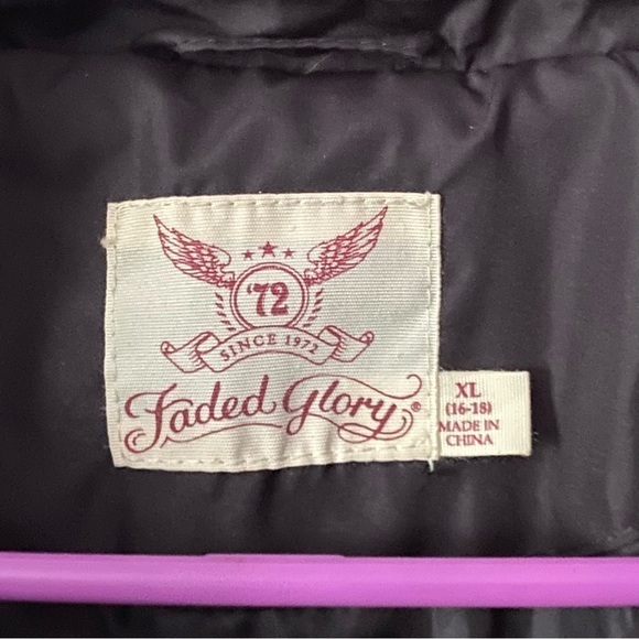 Faded Glory Jacket coat Women’s Size X-LARGE Polyester Black Lightweight - Picture 3 of 9